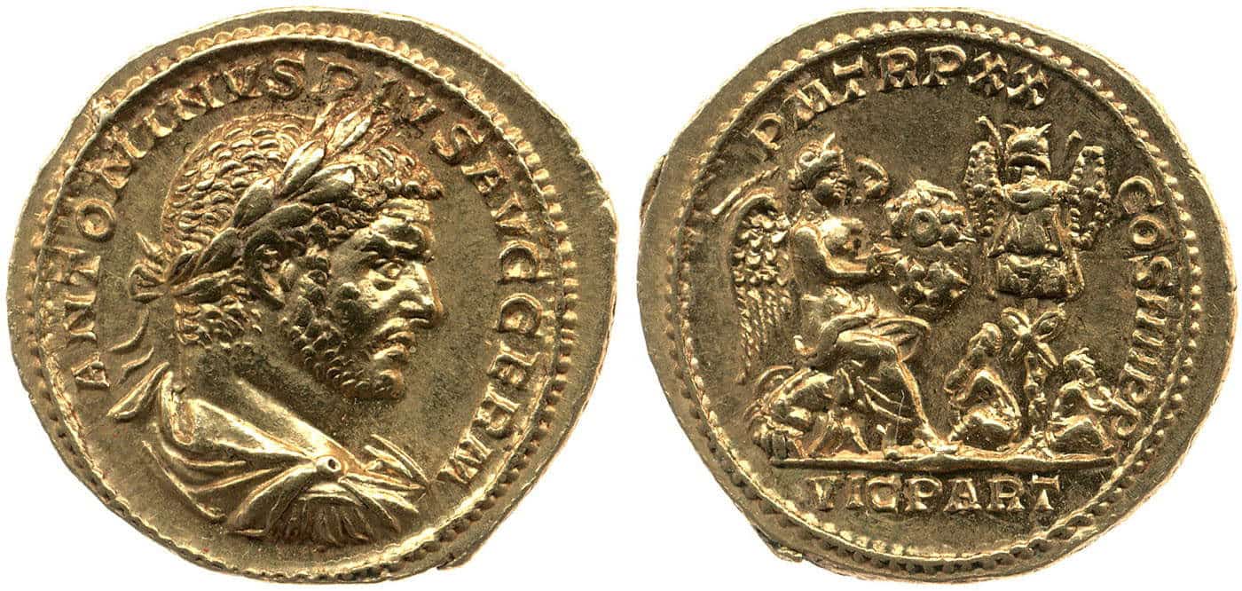 numismatic portrait caracalla