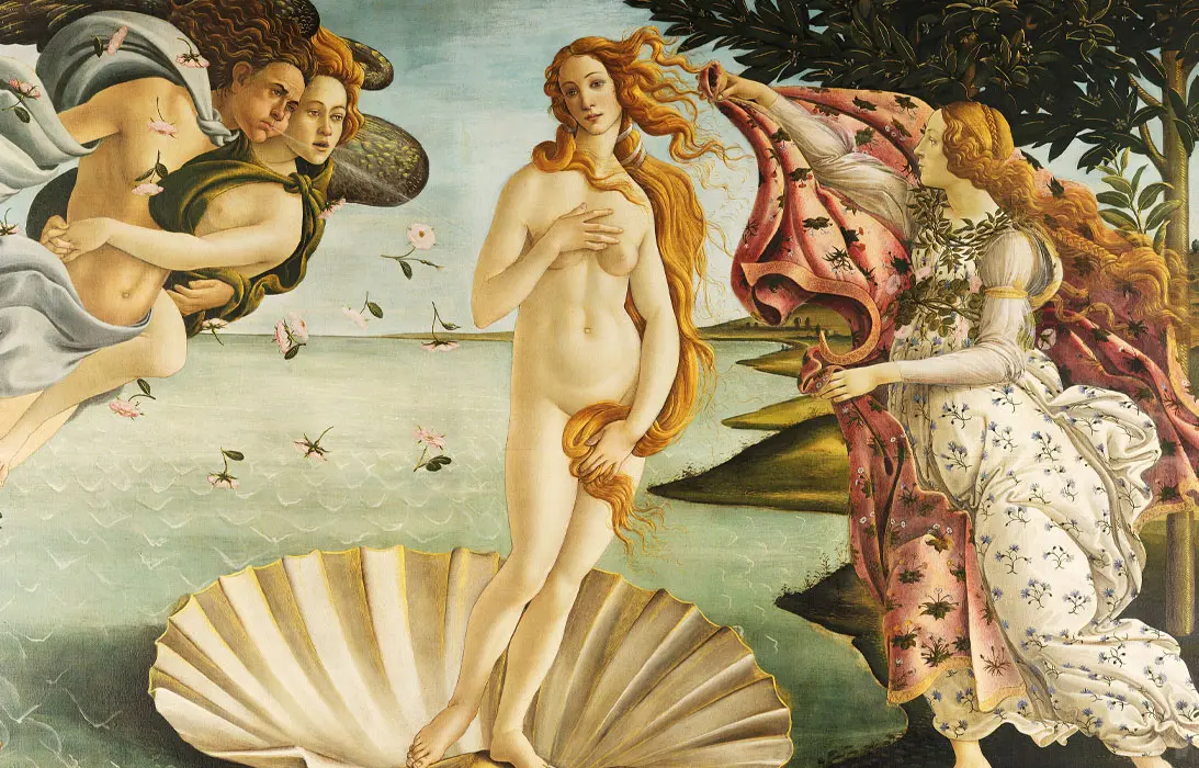 Birth of Venus painting by Sandro Botticelli